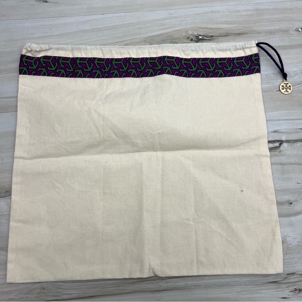 Tory Burch NWOT Geometric Dust Bag Drawstring